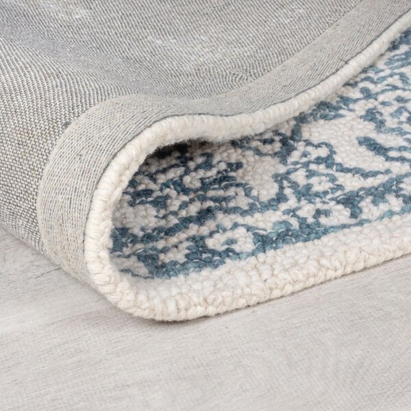 Килим Yasmin Ivory/Син 160X230 см, Flair Rugs