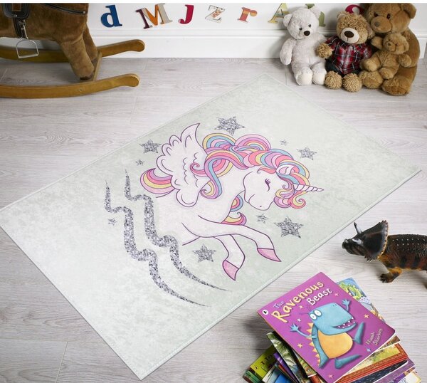 Детски килим 80x150 cm Flying Unicorn – Vitaus