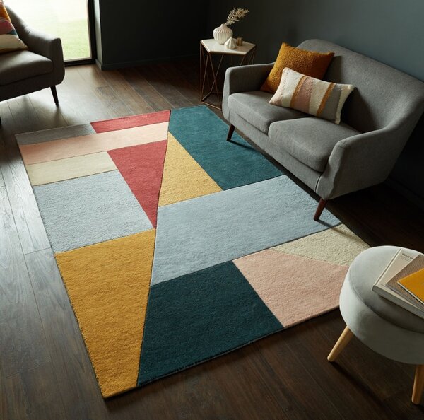 Килим Alwyn Многоцветен/Розов 120X170 см, Flair Rugs