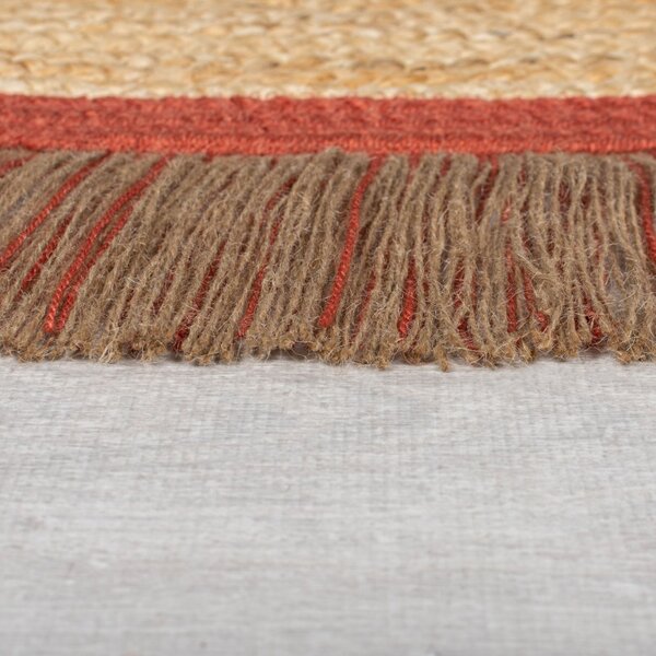 Килим Kahana Terra 180X180 см, кръгъл, Flair Rugs