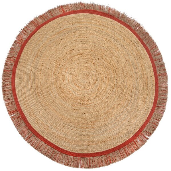 Килим Kahana Terra 180X180 см, кръгъл, Flair Rugs