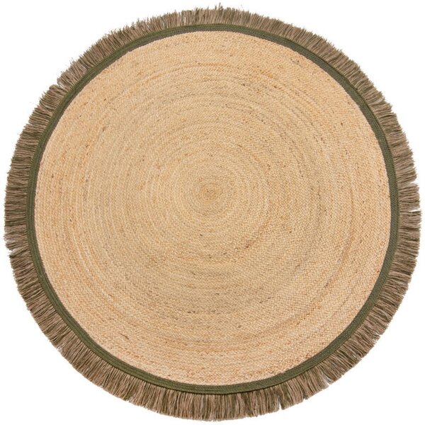 Килим Кахана Зелен 180X180 см, кръгъл, Flair Rugs