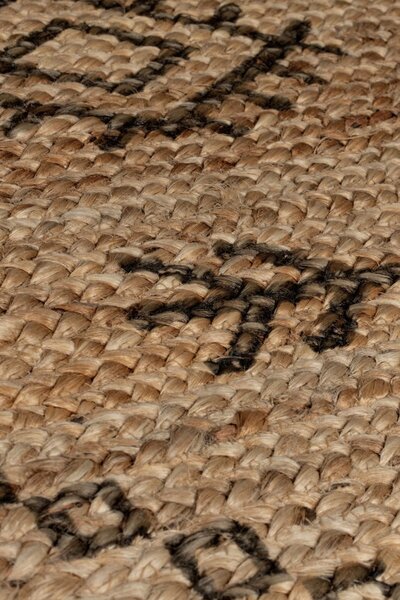 Килим Rowen Natural/Черен 200X290 см, Flair Rugs