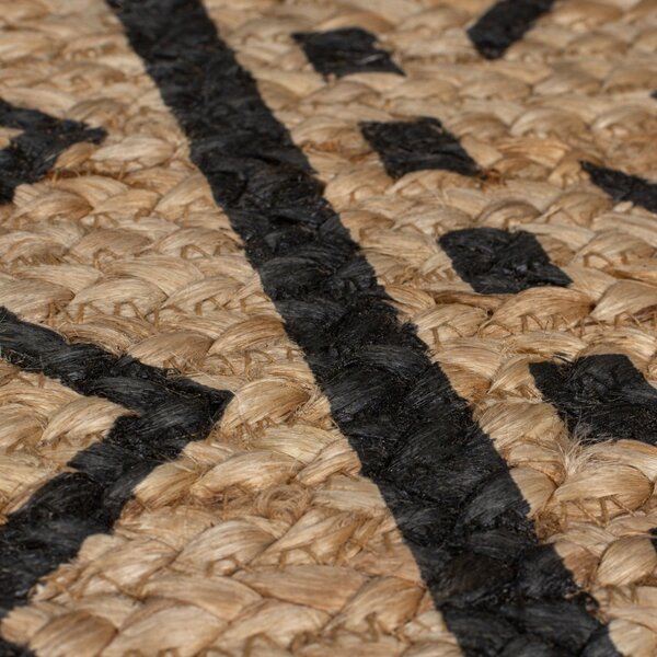 Килим Луис Натурален/Черен 200X290 см, Flair Rugs