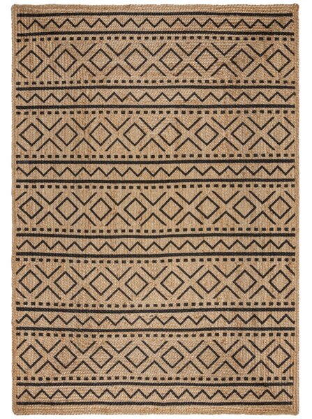 Килим Луис Натурален/Черен 200X290 см, Flair Rugs