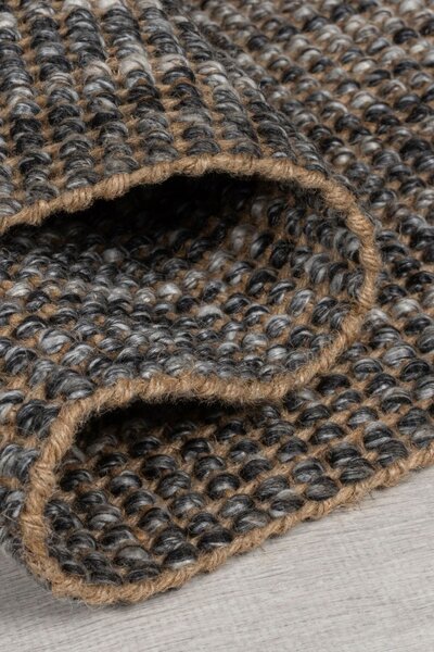 Пътека от юта Ombre сив 60X230 см, Flair Rugs