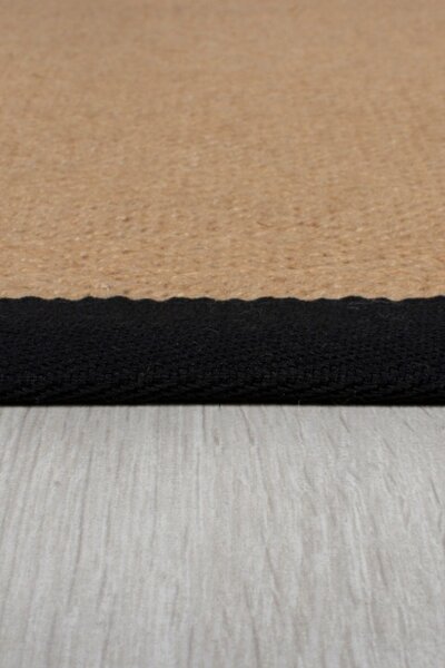 Пътека Kira от юта черна 60X230 см, Flair Rugs