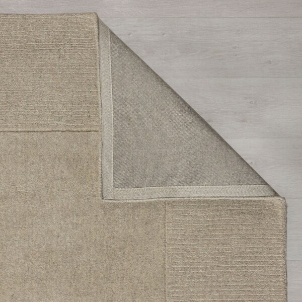 Килим с текстурирана вълнена рамка натурален 120X170 см, Flair Rugs