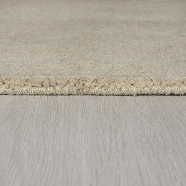 Килим с текстурирана вълнена рамка натурален 120X170 см, Flair Rugs