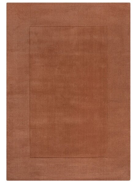 Килим с текстурирана вълнена рамка оранжев 120X170 см, Flair Rugs