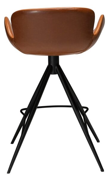 Коняк кафяв бар стол от изкуствена кожа DAN-FORM Дания , височина 87 cm Gaia - DAN-FORM Denmark