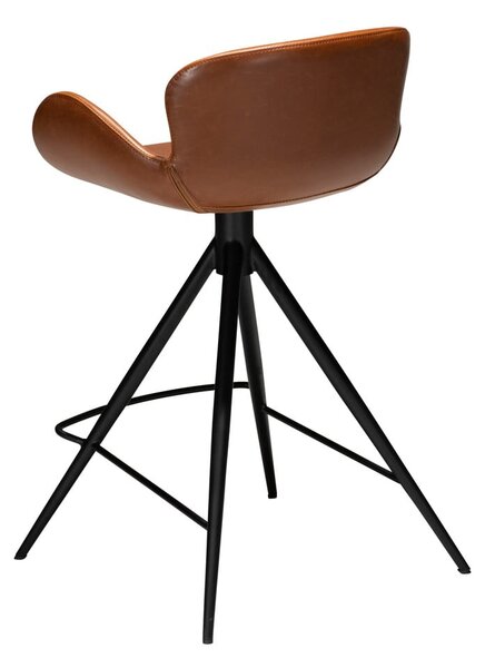 Коняк кафяв бар стол от изкуствена кожа DAN-FORM Дания , височина 87 cm Gaia - DAN-FORM Denmark