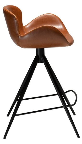 Коняк кафяв бар стол от изкуствена кожа DAN-FORM Дания , височина 87 cm Gaia - DAN-FORM Denmark