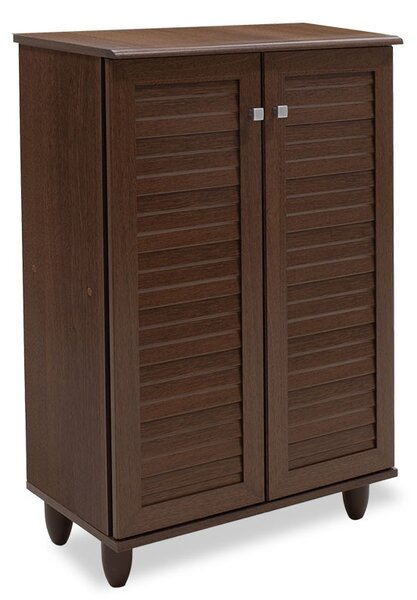Шкаф за обувки SANTΟ за 10 чифта, цвят орех 60x34.5x91.5см