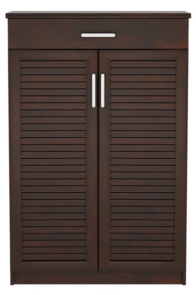 Шкаф за обувки Sante за 20 чифта, цвят антик орех 80x37x123см