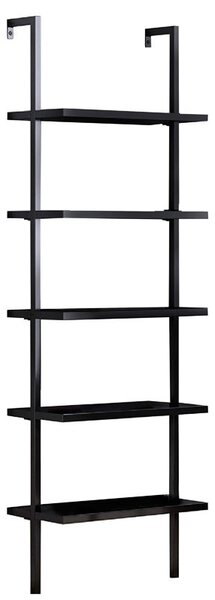 Библиотека Харис черен 70x22x200см