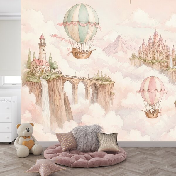 Детски Фототапет Pink Castle