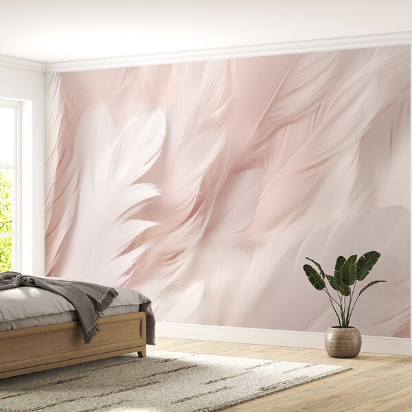 Фототапет Feathers in Pink