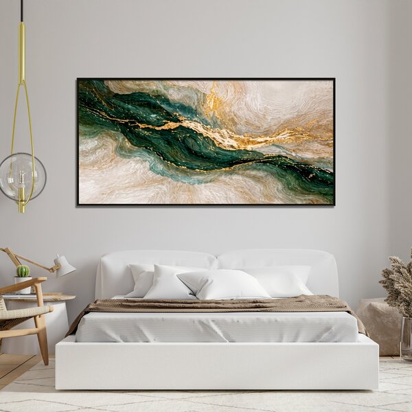 Картина Emerald and Gold