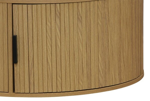 Масичка за кафе Сканди MDF цвят естествено дърво D80x35.5см