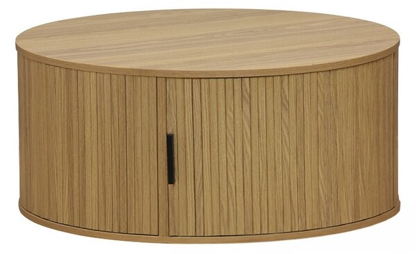 Масичка за кафе Сканди MDF цвят естествено дърво D80x35.5см