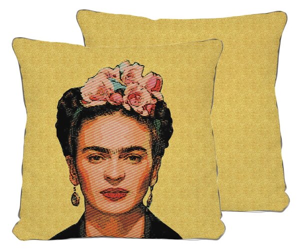 Жълта възглавница , 45 x 45 cm Frida - Madre Selva