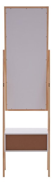 Подово огледало с дървена рамка 45x160 cm Rostok - Premier Housewares