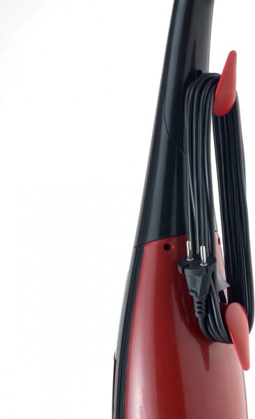 Вертикална прахосмукачка Ariete EVOLUTION 2772/40, 600W, 0.8 л, Регулируема мощност, Енергоспестяваща технология, Черен/червен