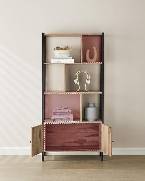 Библиотека Vasagle Caramel 154.5x74x30 см