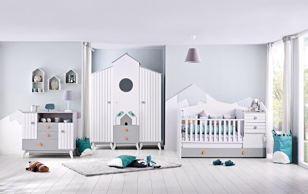 Детско легло къща Монтесори BIRD HOUSE 100 х 200