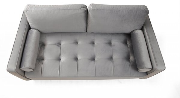 Диван за 2 места Jaber Сив 178x80 см