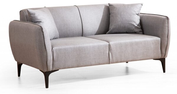 Диван за 2 места Naura Сив 185x55 см