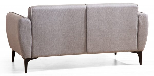 Диван за 2 места Naura Сив 185x55 см