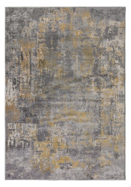 Килим Wonderlust Сив/Жълт Охра 120X170 см, Flair Rugs