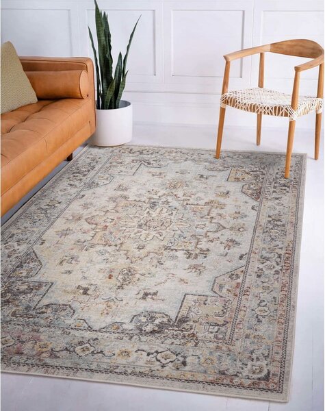 Кремав килим 160x230 cm Flores – Asiatic Carpets