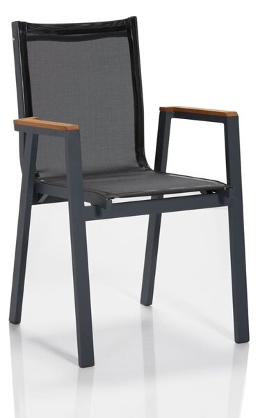 Комплект столове за градина (6 части) Ottowa Сив 57x90x63 см