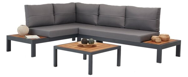 Комплект за градина Верона Дърво Многоцветен 258x184x85 см