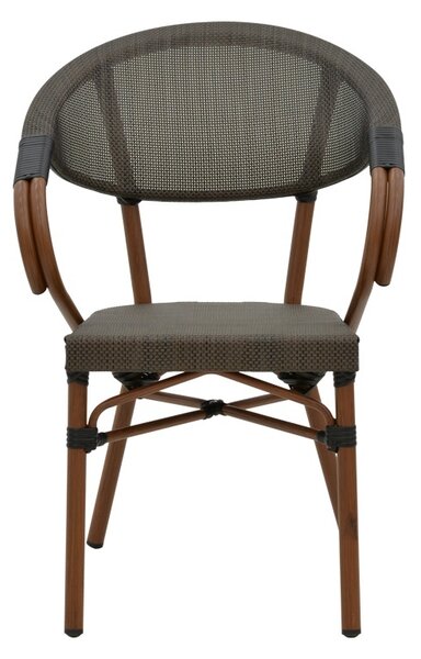 Стол за градина Исая Черен 57x57x83 см