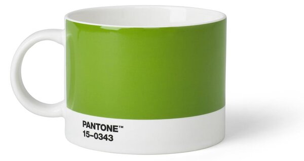 Зелена керамична чаша 475 ml Зелено 15-0343 - Pantone