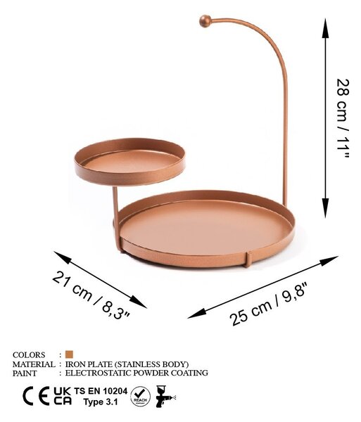 Поставка за бижута Knidos Маро 25x28x21 см