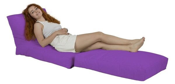 Градински пухен фотьойл Siesta Violet 180x55x40 см