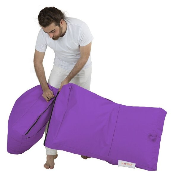 Градински пухен фотьойл Siesta Violet 180x55x40 см