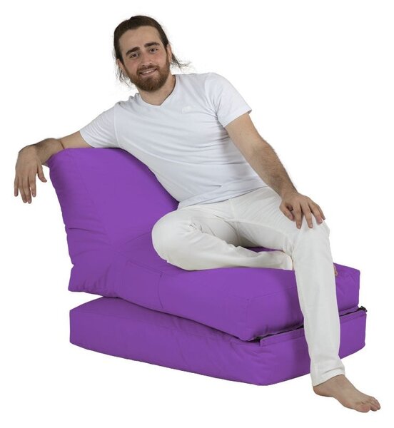 Градински пухен фотьойл Siesta Violet 180x55x40 см