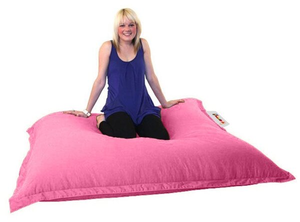 Градински пухен фотьойл Cushion Розов 100x100x20 см