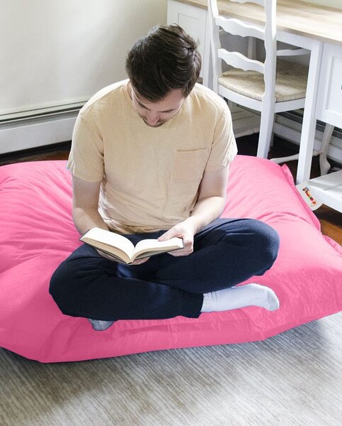 Градински пухен фотьойл Cushion Розов 100x100x20 см
