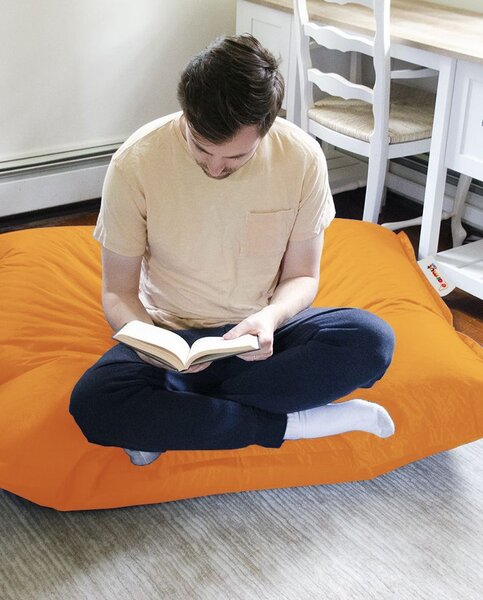 Градински пухен фотьойл Cushion Оранжев 100x100x20 см