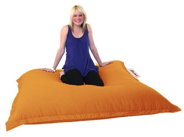 Градински пухен фотьойл Cushion Оранжев 100x100x20 см