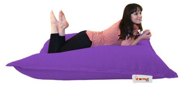 Градински пухен фотьойл Cushion Violet 100x100x20 см