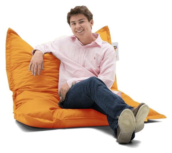 Градински пухен фотьойл Cushion Оранжев 100x100x20 см