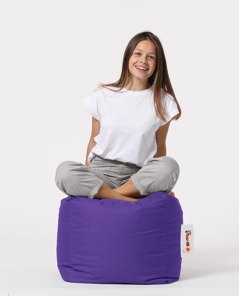 Пуф табуретка за градина Square Violet 45x45x45 см